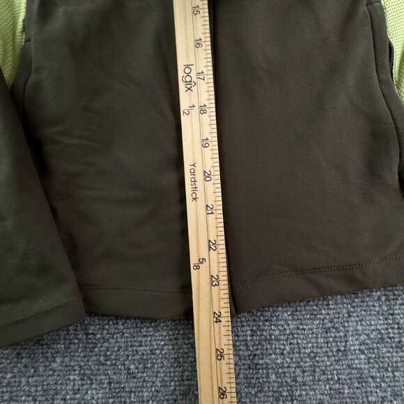 Nike Girls Green Jacket Small 4-6 Stretch Full Zip W/ Pockets, Logo Youth Kids - Picture 3 of 16